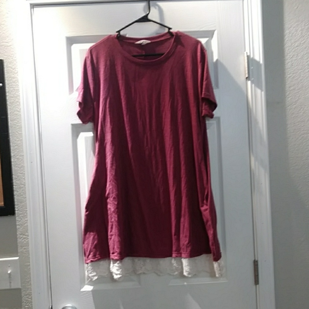 Large Our Precious Top w/ lace bottom